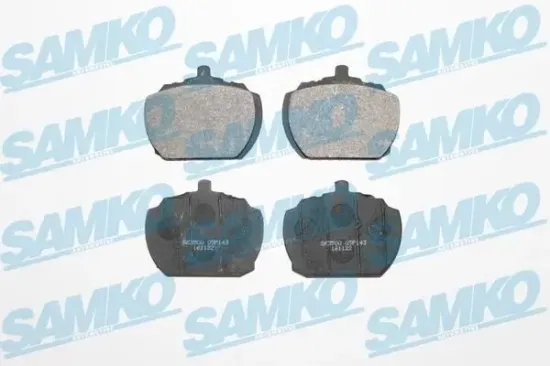 Bremsbelagsatz, Scheibenbremse Vorderachse SAMKO 5SP143 Bild Bremsbelagsatz, Scheibenbremse Vorderachse SAMKO 5SP143