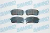 Bremsbelagsatz, Scheibenbremse Hinterachse SAMKO 5SP1450