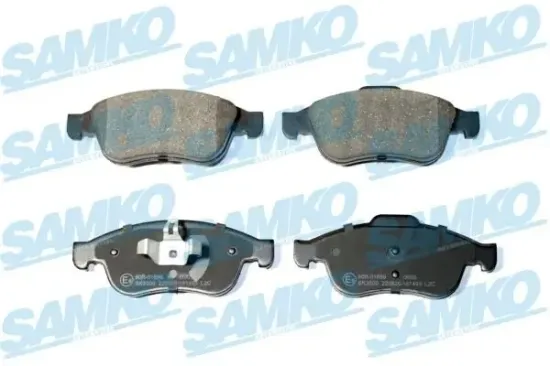 Bremsbelagsatz, Scheibenbremse Vorderachse SAMKO 5SP1493 Bild Bremsbelagsatz, Scheibenbremse Vorderachse SAMKO 5SP1493