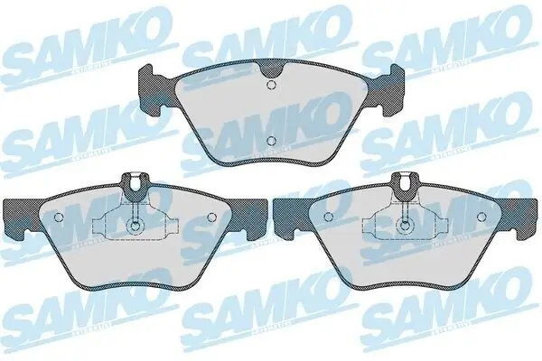 Bremsbelagsatz, Scheibenbremse Vorderachse SAMKO 5SP1523