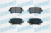 Bremsbelagsatz, Scheibenbremse Hinterachse SAMKO 5SP1584