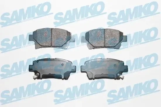 Bremsbelagsatz, Scheibenbremse Vorderachse SAMKO 5SP1602 Bild Bremsbelagsatz, Scheibenbremse Vorderachse SAMKO 5SP1602