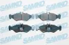 Bremsbelagsatz, Scheibenbremse Hinterachse SAMKO 5SP1614
