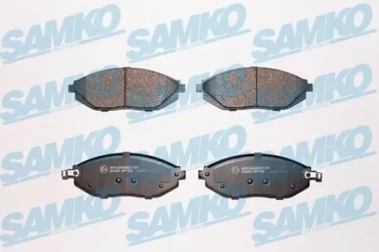 Bremsbelagsatz, Scheibenbremse Vorderachse SAMKO 5SP1629 Bild Bremsbelagsatz, Scheibenbremse Vorderachse SAMKO 5SP1629