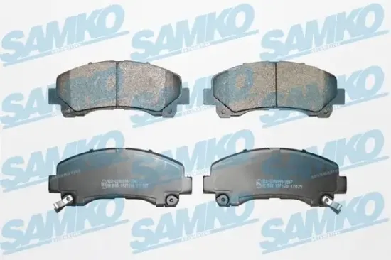 Bremsbelagsatz, Scheibenbremse Vorderachse SAMKO 5SP1630 Bild Bremsbelagsatz, Scheibenbremse Vorderachse SAMKO 5SP1630