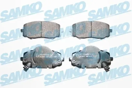 Bremsbelagsatz, Scheibenbremse Vorderachse SAMKO 5SP1633 Bild Bremsbelagsatz, Scheibenbremse Vorderachse SAMKO 5SP1633