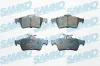 Bremsbelagsatz, Scheibenbremse Hinterachse SAMKO 5SP1637