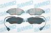 Bremsbelagsatz, Scheibenbremse Vorderachse SAMKO 5SP1658