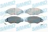 Bremsbelagsatz, Scheibenbremse Vorderachse SAMKO 5SP1663