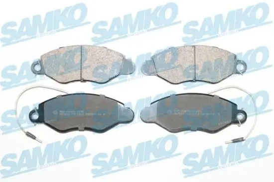 Bremsbelagsatz, Scheibenbremse Vorderachse SAMKO 5SP1663 Bild Bremsbelagsatz, Scheibenbremse Vorderachse SAMKO 5SP1663