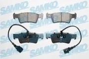 Bremsbelagsatz, Scheibenbremse Hinterachse SAMKO 5SP1667