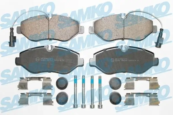Bremsbelagsatz, Scheibenbremse SAMKO 5SP1669