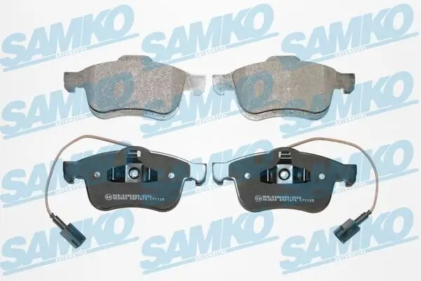 Bremsbelagsatz, Scheibenbremse Vorderachse SAMKO 5SP1674