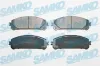 Bremsbelagsatz, Scheibenbremse Vorderachse SAMKO 5SP1691