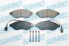 Bremsbelagsatz, Scheibenbremse Vorderachse SAMKO 5SP1698
