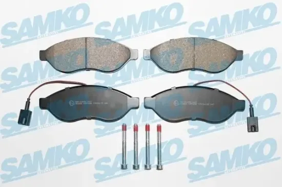 Bremsbelagsatz, Scheibenbremse Vorderachse SAMKO 5SP1698 Bild Bremsbelagsatz, Scheibenbremse Vorderachse SAMKO 5SP1698