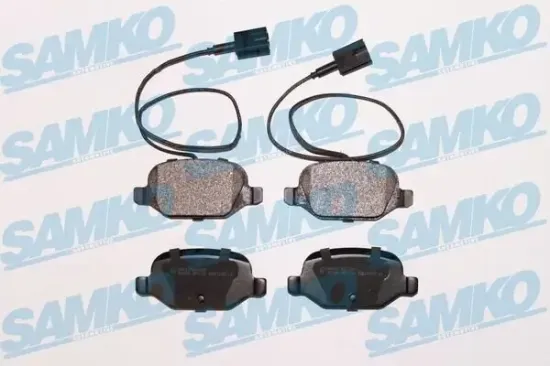 Bremsbelagsatz, Scheibenbremse Hinterachse SAMKO 5SP1723 Bild Bremsbelagsatz, Scheibenbremse Hinterachse SAMKO 5SP1723