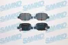Bremsbelagsatz, Scheibenbremse Hinterachse SAMKO 5SP1724
