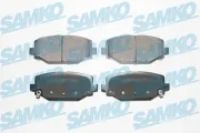 Bremsbelagsatz, Scheibenbremse Hinterachse SAMKO 5SP1747