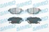 Bremsbelagsatz, Scheibenbremse Vorderachse SAMKO 5SP1760