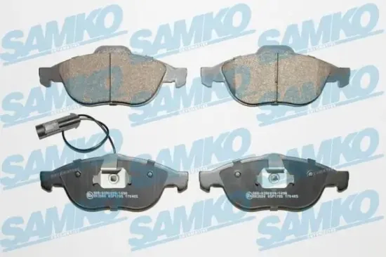 Bremsbelagsatz, Scheibenbremse Vorderachse SAMKO 5SP1785 Bild Bremsbelagsatz, Scheibenbremse Vorderachse SAMKO 5SP1785