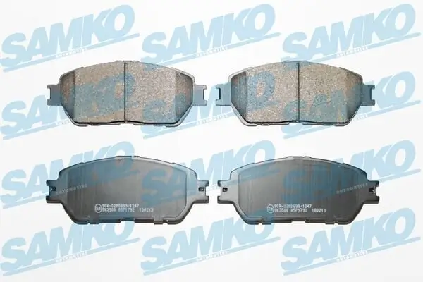 Bremsbelagsatz, Scheibenbremse Vorderachse SAMKO 5SP1792