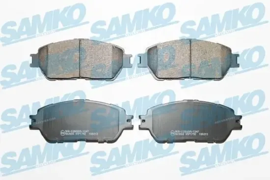 Bremsbelagsatz, Scheibenbremse Vorderachse SAMKO 5SP1792 Bild Bremsbelagsatz, Scheibenbremse Vorderachse SAMKO 5SP1792