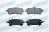 Bremsbelagsatz, Scheibenbremse Hinterachse SAMKO 5SP1798
