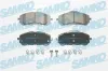 Bremsbelagsatz, Scheibenbremse Vorderachse SAMKO 5SP1845