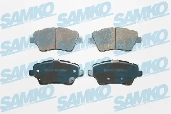 Bremsbelagsatz, Scheibenbremse Vorderachse SAMKO 5SP1856 Bild Bremsbelagsatz, Scheibenbremse Vorderachse SAMKO 5SP1856