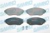 Bremsbelagsatz, Scheibenbremse Vorderachse SAMKO 5SP1901