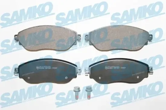 Bremsbelagsatz, Scheibenbremse Vorderachse SAMKO 5SP1901 Bild Bremsbelagsatz, Scheibenbremse Vorderachse SAMKO 5SP1901