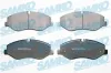 Bremsbelagsatz, Scheibenbremse Vorderachse SAMKO 5SP1904