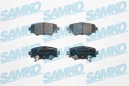 Bremsbelagsatz, Scheibenbremse Hinterachse SAMKO 5SP1918 Bild Bremsbelagsatz, Scheibenbremse Hinterachse SAMKO 5SP1918