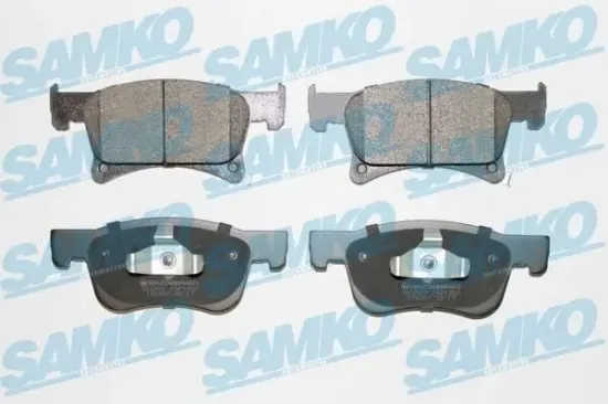 Bremsbelagsatz, Scheibenbremse Vorderachse SAMKO 5SP1958 Bild Bremsbelagsatz, Scheibenbremse Vorderachse SAMKO 5SP1958