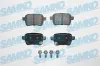Bremsbelagsatz, Scheibenbremse Hinterachse SAMKO 5SP1959
