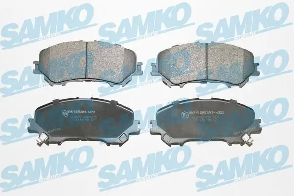 Bremsbelagsatz, Scheibenbremse Vorderachse SAMKO 5SP1975