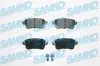Bremsbelagsatz, Scheibenbremse Hinterachse SAMKO 5SP1979