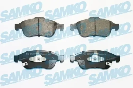 Bremsbelagsatz, Scheibenbremse Vorderachse SAMKO 5SP2019 Bild Bremsbelagsatz, Scheibenbremse Vorderachse SAMKO 5SP2019
