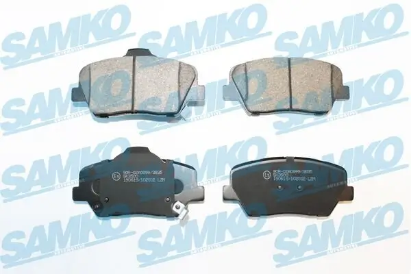 Bremsbelagsatz, Scheibenbremse Vorderachse SAMKO 5SP2032