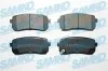 Bremsbelagsatz, Scheibenbremse Hinterachse SAMKO 5SP2046