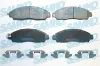 Bremsbelagsatz, Scheibenbremse Vorderachse SAMKO 5SP2056K