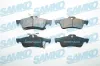 Bremsbelagsatz, Scheibenbremse Hinterachse SAMKO 5SP2076