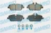 Bremsbelagsatz, Scheibenbremse Vorderachse SAMKO 5SP2080