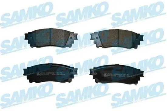 Bremsbelagsatz, Scheibenbremse Hinterachse SAMKO 5SP2094 Bild Bremsbelagsatz, Scheibenbremse Hinterachse SAMKO 5SP2094