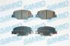 Bremsbelagsatz, Scheibenbremse Vorderachse SAMKO 5SP2107