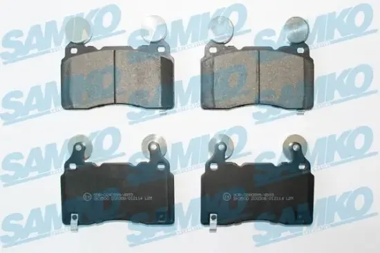Bremsbelagsatz, Scheibenbremse Vorderachse SAMKO 5SP2114 Bild Bremsbelagsatz, Scheibenbremse Vorderachse SAMKO 5SP2114
