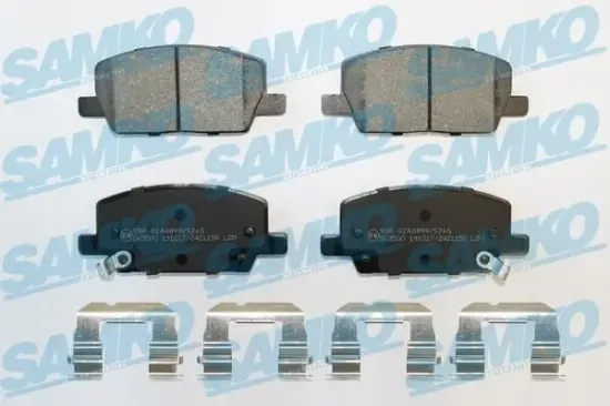 Bremsbelagsatz, Scheibenbremse Vorderachse SAMKO 5SP2115K Bild Bremsbelagsatz, Scheibenbremse Vorderachse SAMKO 5SP2115K
