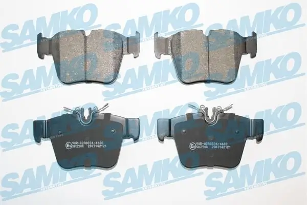 Bremsbelagsatz, Scheibenbremse Hinterachse SAMKO 5SP2121