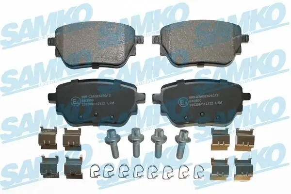 Bremsbelagsatz, Scheibenbremse SAMKO 5SP2132K